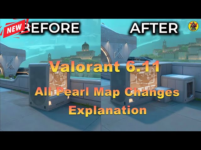 Valorant Pearl Map B Site Changes in Patch 6.11 Update