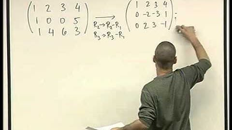 36  -  Bases and dimensions of subspaces