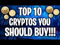 Top 10 Cryptocurrency&#39;s to BUY in 2021! (HIGH GROWTH)