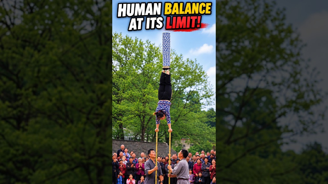 The Incredible Human Balance Behind This Acrobatic Feat! 😱 썸네일