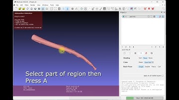 Meshlab Area Computation Tutorial