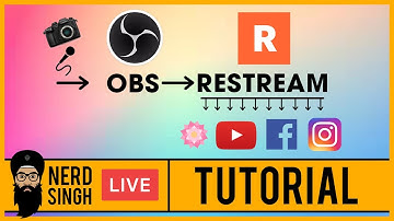 How to Livestream with OBS & Restream to YouTube, Facebook & Instagram, with Shabad OS