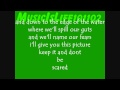 Dashboard Confessional  - Carry This Picture - Lyrics