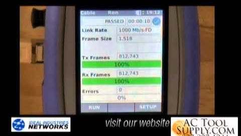 Ideal R156000 SIGNALTEK II Network Qualifier Copper Ethernet Cable