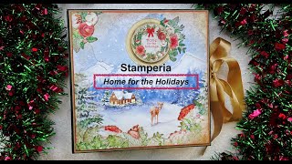 Stamperia - Home For The Holidays Walk Through Walk Through tutorial