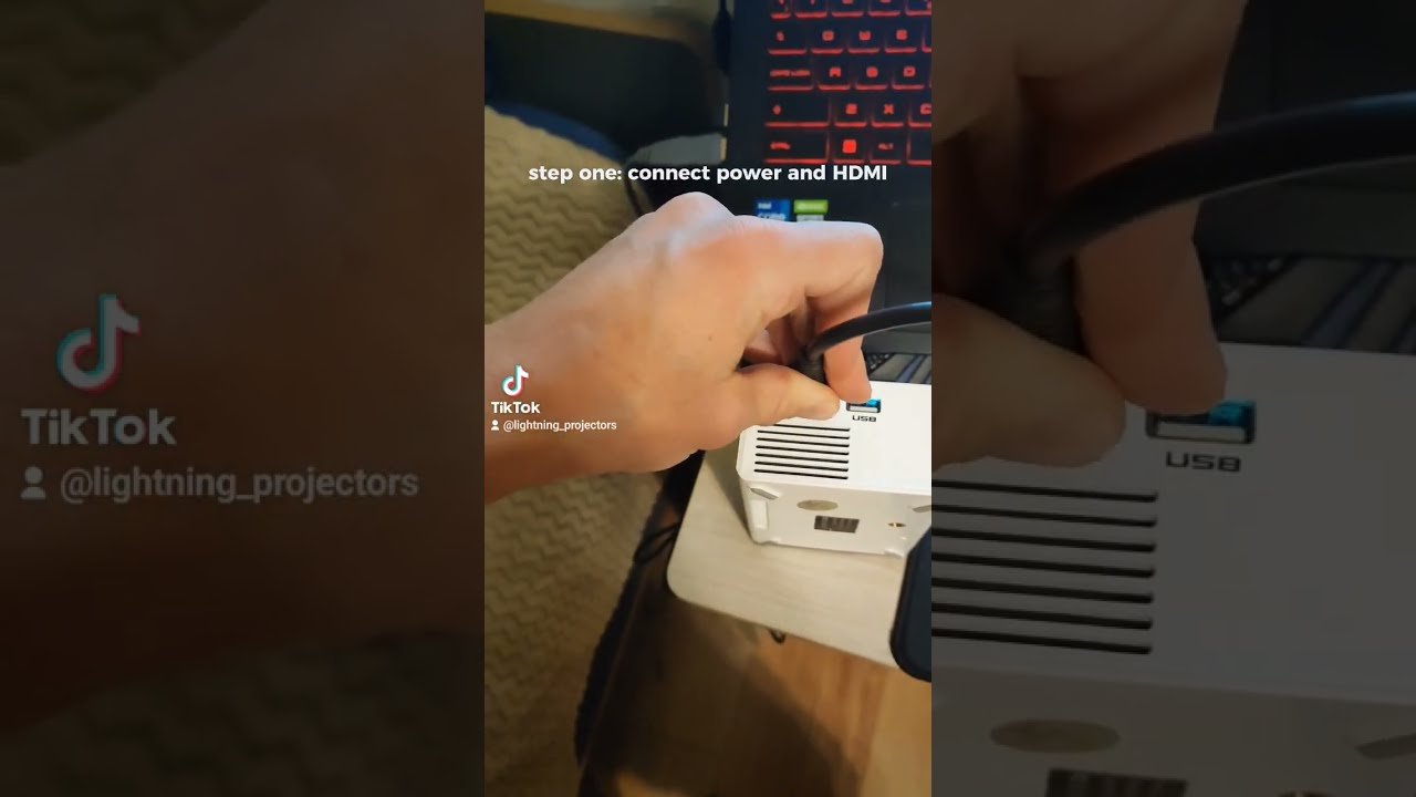 How To Set Up Your Mini Projector Link In Bio Miniprojector Linkinbio Netflix Bingewatch