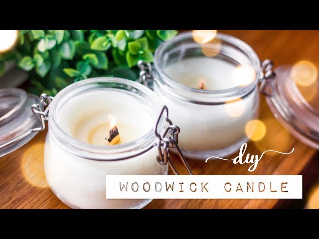 Make Wood Wick Candles at Home