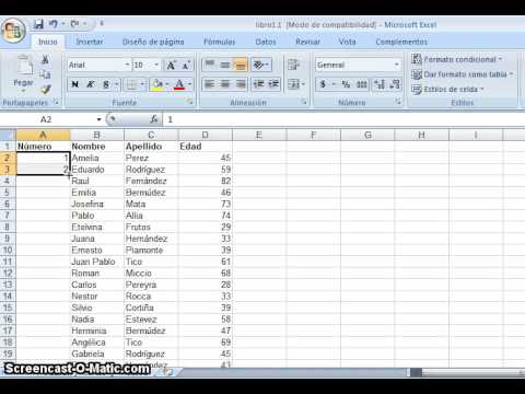 Video: Cómo Numerar En Excel