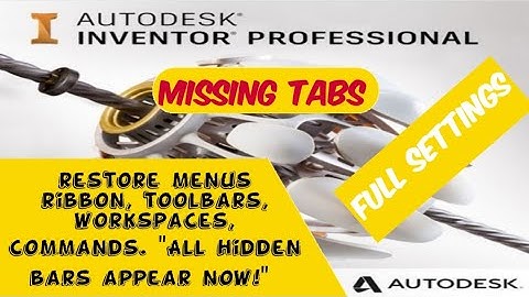 MISSING MODEL TAB | FULL SETTINGS | ALL HIDDEN BARS APPEAR NOW!