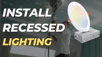 How to Install Recessed Puck Lighting with Existing Fixture