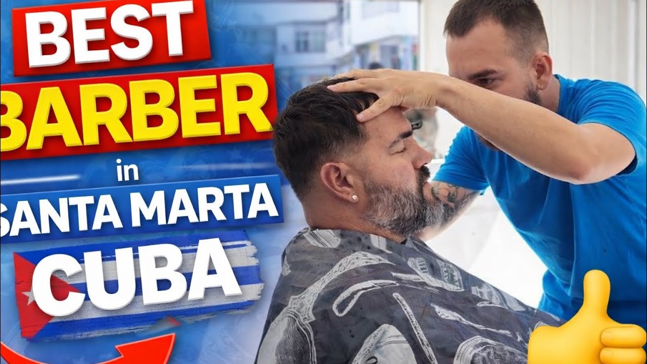 Best Barber in Santa Marta, Cuba 🇨🇺🔥 Fresh Cut Experience! @PlayersHaircut