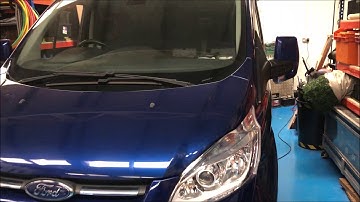 Transit Custom key activated folding door mirrors