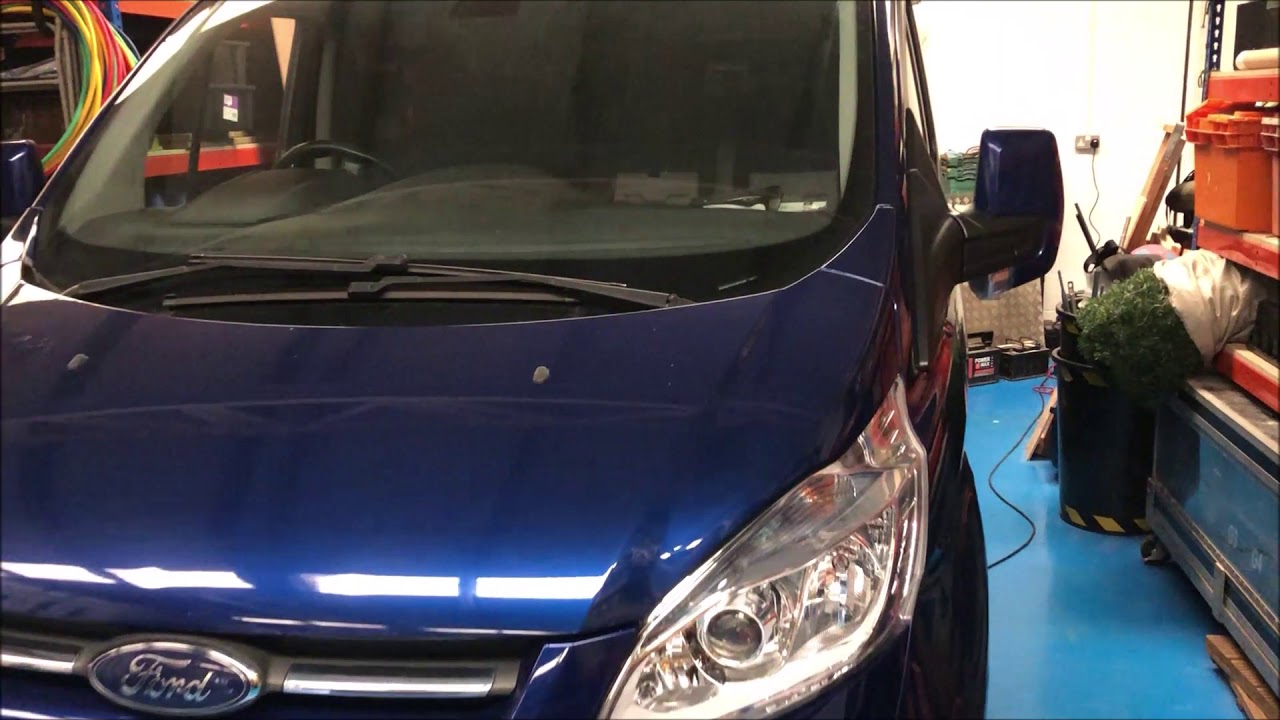 Transit Custom key activated folding door mirrors