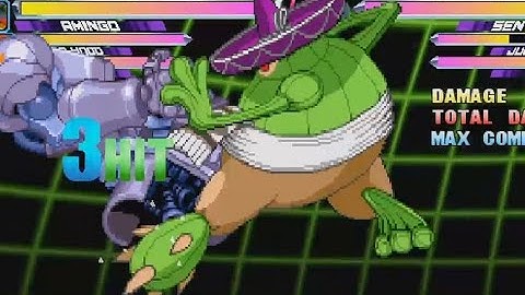 MvC2: Amingo Throw to Infinite 100% TOD Combo vs Sentinel [Midscreen]