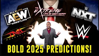 2025 BOLD WWE, AEW, and TNA Predictions! | The Extreme Life of Matt Hardy #157
Lets get BOLD to start 2025!
On this weeks edition of The Extreme Life, Matt Hardy and Jon Alba make BOLD predictions for WWE, AEW, and TNA in the new year. Will John Cena win a title? Will the Hardy Boyz wrestle in WWE? Whats in store for Cope & Christian?
Special thanks to this weeks sponsors!
GameTime- Download the Gametime app, create an account, and use code HARDY for $20 off your first purchase (terms apply).
Mando - Control Body Odor ANYWHERE with @shop.mando and get $5 off your Starter Pack (that’s over 40% off) with promo HARDY at ShopMando.com! #mandopod
True Classic - Upgrade your wardrobe and save on @trueclassic at trueclassic.com/HARDY ! #trueclassicpod
FOLLOW AND SUBSCRIBE TO ALL THINGS MATT HARDY at https://linktr.ee/matthardypod
Stop throwing your money on rent! Get into a house with NO MONEY DOWN and roughly the same monthly payment at SaveWithConrad.com
On AdFreeShows.com, you get early, ad-free access to more than a dozen of your favorite wrestling podcasts, starting at just $9! And now, you can enjoy the first week...completely FREE! Sign up for a free trial - and get a taste of what Ad Free Shows is all about. Start your free trial today at AdFreeShows.com
If your business targets 25-54 year old men, theres no better place to advertise than right here with us on the Extreme Life of Matt Hardy. Youve heard us do ads for some of the same companies for years...why? Because it works! And with our super targeted audience, theres very little waste. Go to AdvertiseWithHardy.com now and find out more about advertising with the Extreme Life of Matt Hardy.
Get all of your Extreme Life of Matt Hardy merchandise at https://boxofgimmicks.com/collections/matt-hardy-extreme
#WWE #AEW #TNA 2025 BOLD WWE, AEW, and TNA Predictions! | The Extreme Life of Matt Hardy #157