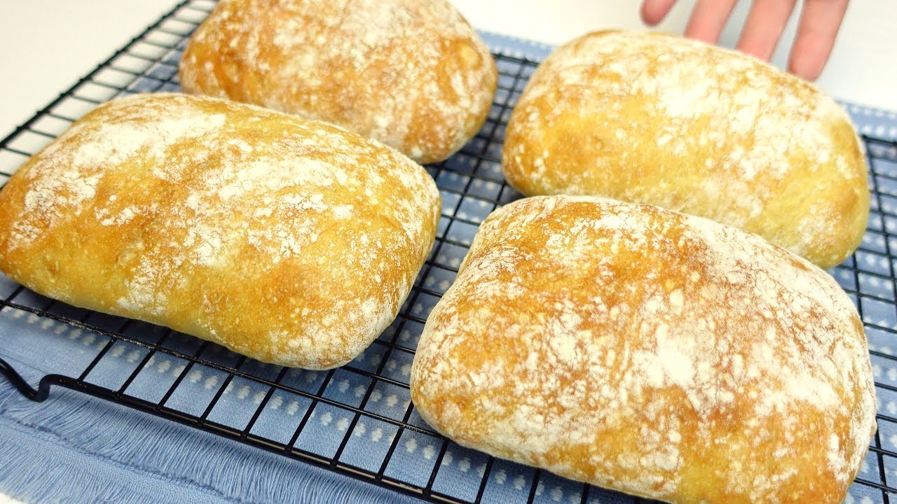 Как приготовить идеальную чиабатту дома (без миксера!)