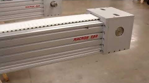 Macron Dynamics, Worlds Biggest Belt Driven Linear Actuator