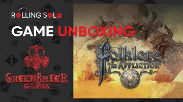 Folklore: The Affliction | Fall of the Spire Expansion | Game Unboxing
