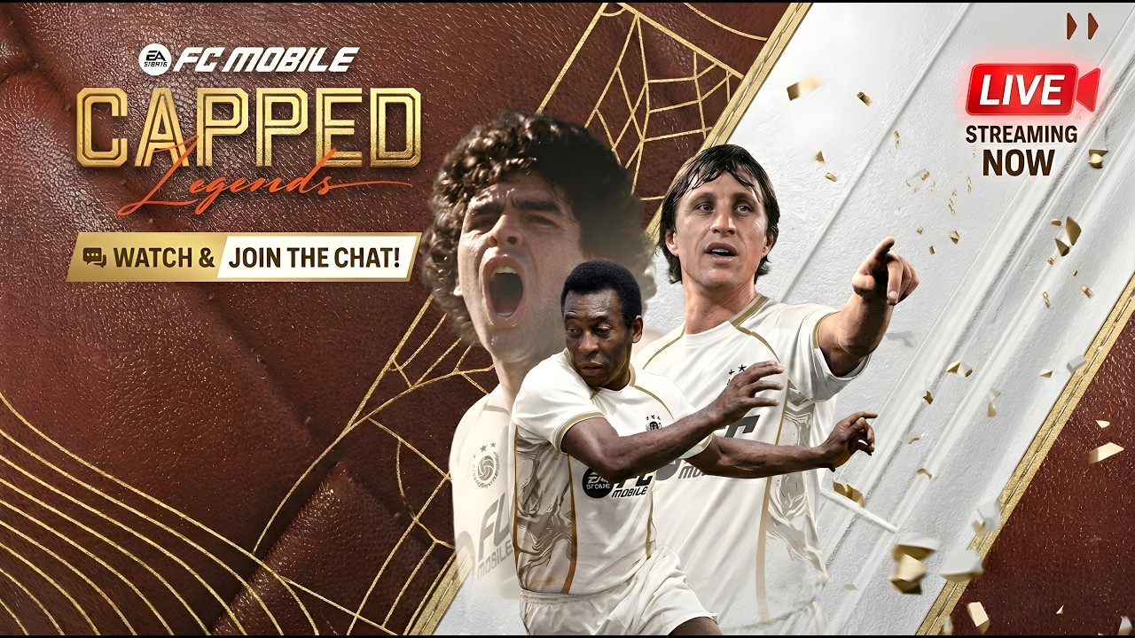 FC Mobile LIVE NOW 🔴 New Event Capped Legends 🌟 Ranked Grind + Team Review