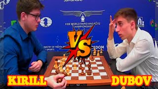 Kirill Shevchenko vs Daniil Dubov || FIDE Rapid Chess World Championship 2023