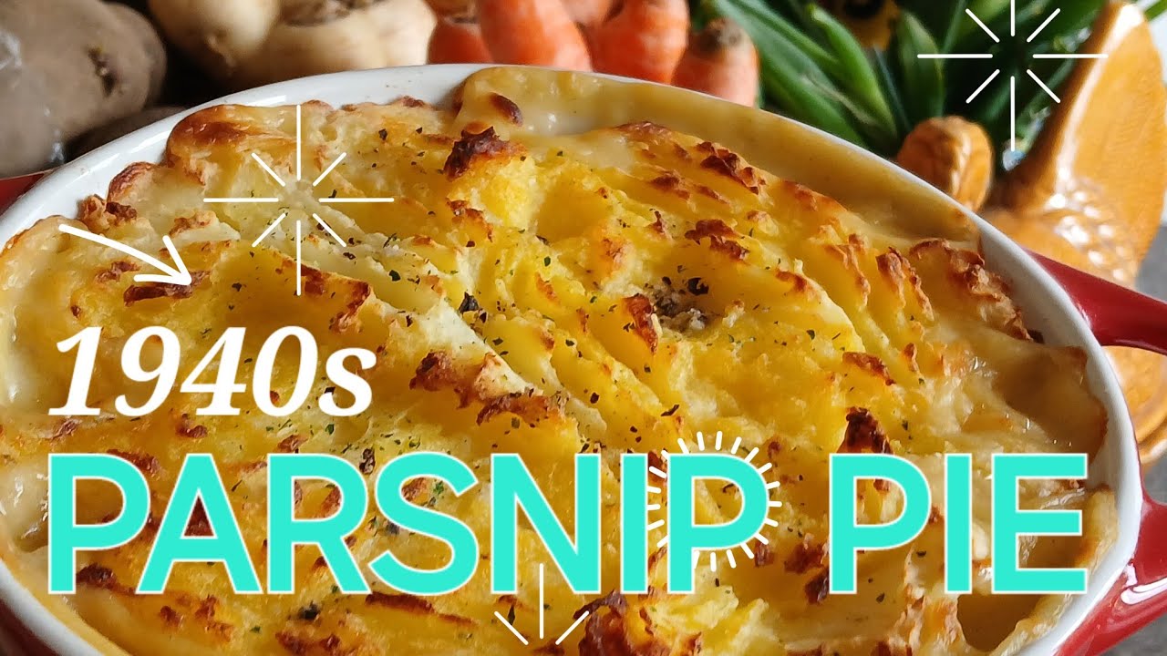 Ww2 Rabbit Pie WW2 PARSNIP PIE (vegan adaptable) UK Ration Food - YouTube