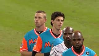 National Anthem at Marlins VS. Padres Game 2017 (Monique Abbadie)