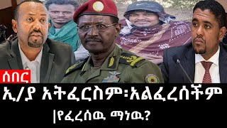Ethiopia: ሰበር ዜና - የኢትዮታይምስ የዕለቱ ዜና | Daily Ethiopian News |ኢ/ያ አትፈርስም፡አልፈረሰችም|የፈረሰዉ ማነዉ? screenshot 4