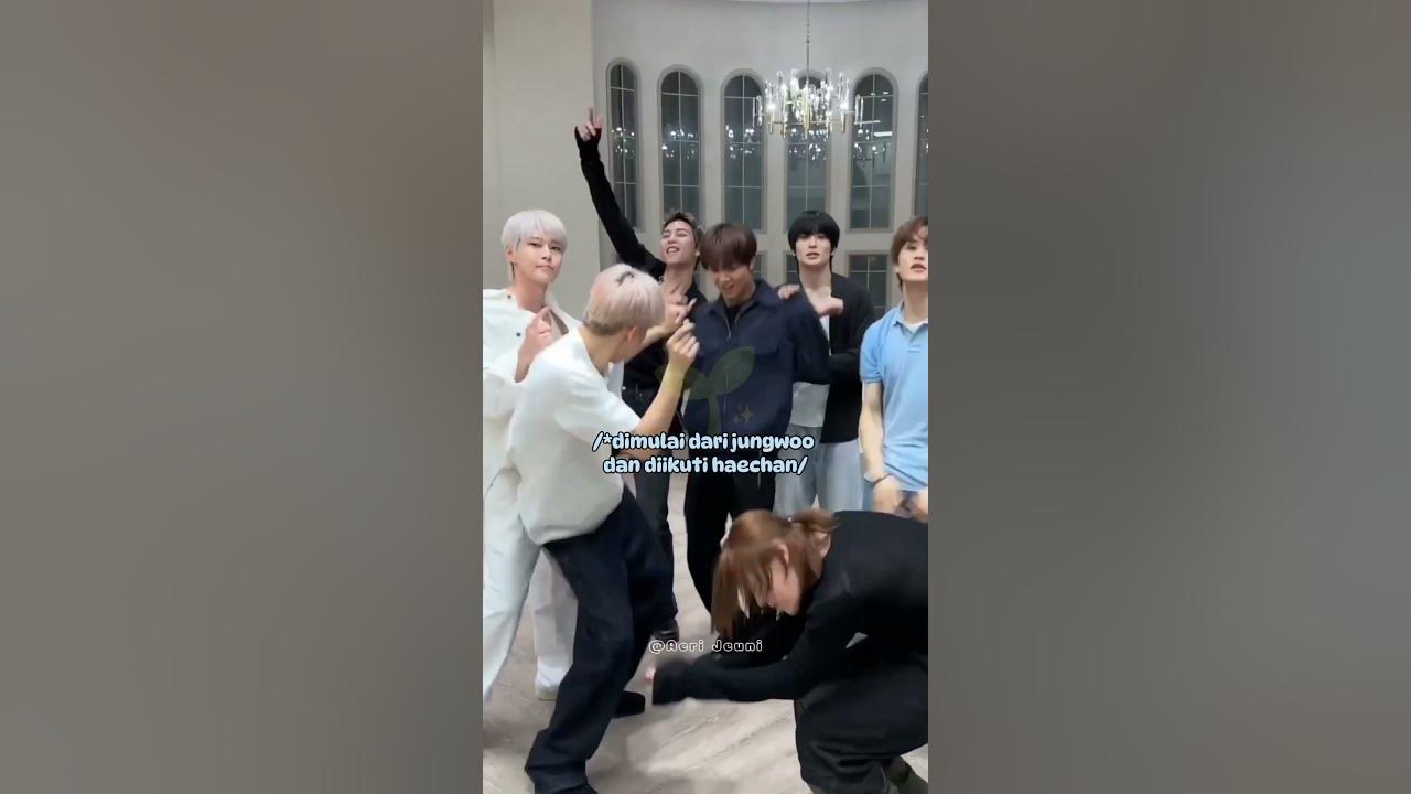 ketika #jungwoo disuruh mimpin😂 #nct127 #haechan #mark #yuta #johnny #taeil #doyoung #jaehyun #nct