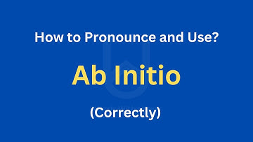 How to Pronounce Ab Initio | How to use it? (Correctly)