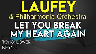 Miniatura del video "Laufey & Philharmonia Orchestra - Let You Break My Heart Again - Karaoke Instrumental - Lower"