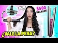 PROBANDO LA PLANCHA DE CABELLO MÁS CARA DEL MUNDO! 😰¿VALE LA PENA PAGAR 500 DÓLARES 😱? | Claudipia