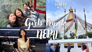 Girls trip to Nepal ⭐️👯‍♀️pt 2| Pashupatinath Temple | Boudha | Chandgiri hills | Single Tree