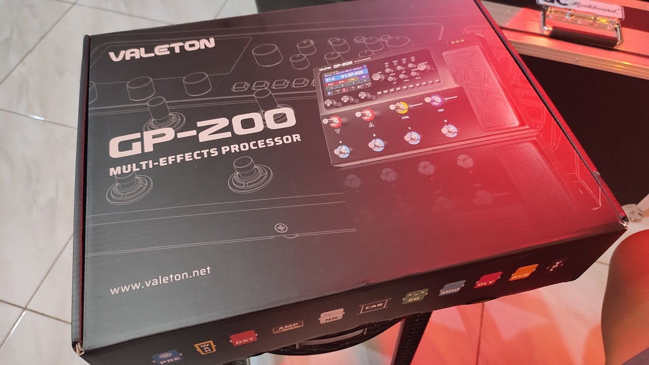 Valeton GP-200 Multieffects Unboxing - YouTube