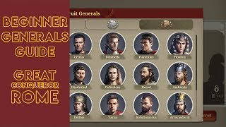 Great Conqueror Rome Beginner Generals (Cheap & Useful) screenshot 5