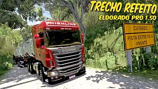 TRECHO DE TERRA REFEITO NO ELDORADO PRO - SCANIA R-480 N0 TANQUE 9 EIXOS