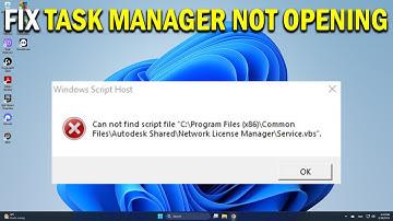 How To Fix Task Manager not Opening in Windows 11 - Easy Fix
