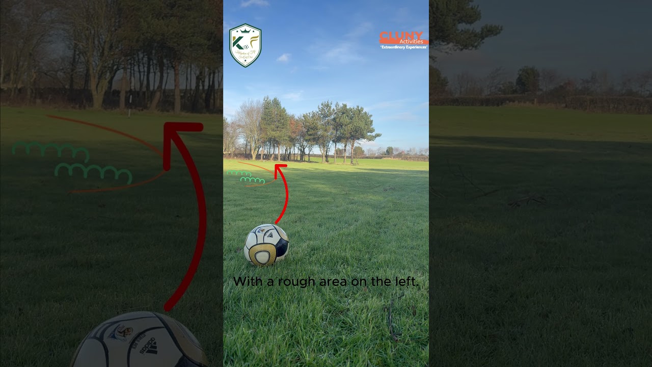 Taking on Hole 7 at Cluny Footgolf ⛳⚽ | Simple Par 4 with Birdie Potential!