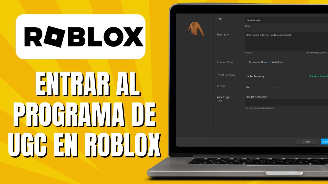 Cómo ENTRAR Al Programa De UGC En ROBLOX - YouTube