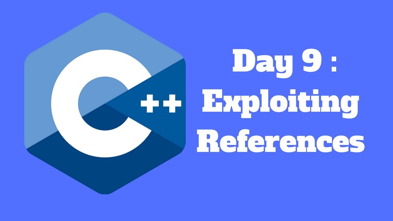 Learn C++ in 21 Days!! Day 9: References - YouTube