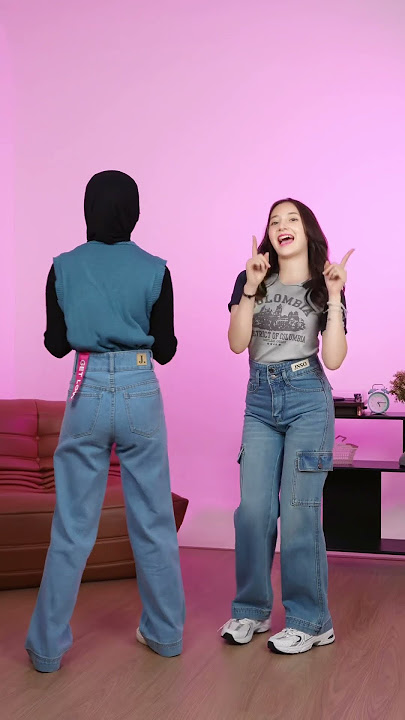 Minji pake jeans JINISO gak kalah keren kan kaya Jameelah #jinisoemangkeren #jameelahsaleem #jiniso