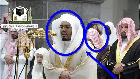 تلاوة مرئية رائعة للشيخ ياسر الدوسري وخلفه السديس الحرم المكي 18رمضان 1439هـ