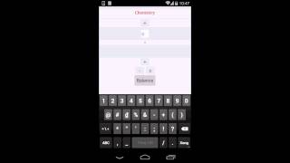 Balance Chemical Equation (mobile app) screenshot 2
