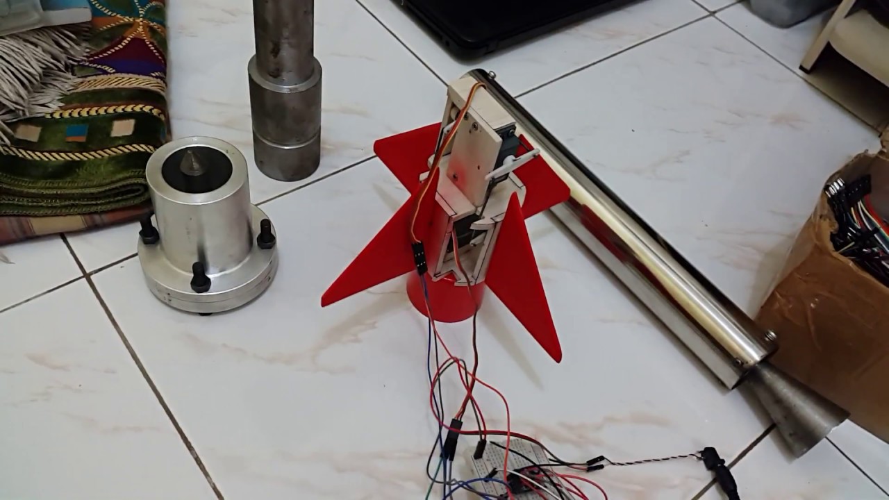 Arduino rocket stabilizer - YouTube