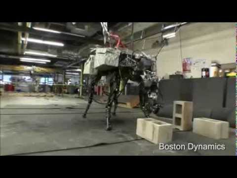 Boston Dynamics Throwing Concrete Blocks