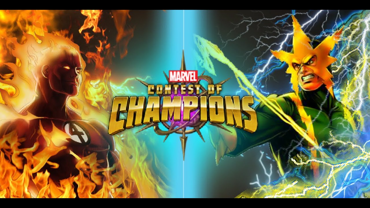 Electro VS The Human Torch (Marvel Contest of Champions) YouTube