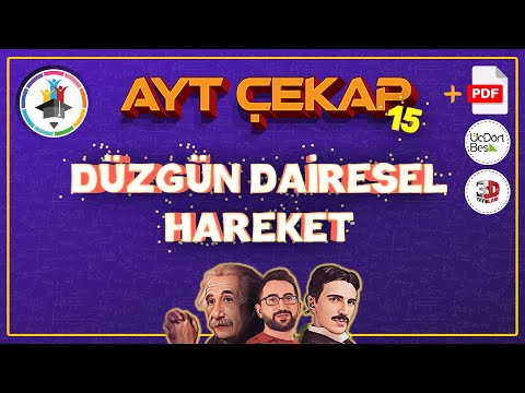 AYT Fizik ÇEKAP -15 | Düzgün Dairesel Hareket | 2023 #çekapfizik