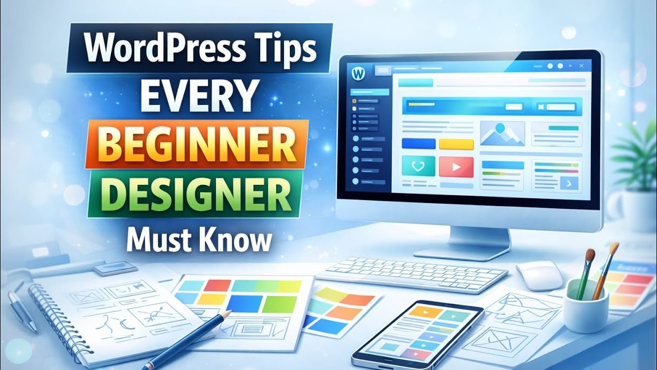 WordPress Tips Every Beginner Designer Must Know - YouTube