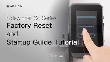 Tutorial | Factory Reset Guide for Sidewinder X4 Plus/Pro
