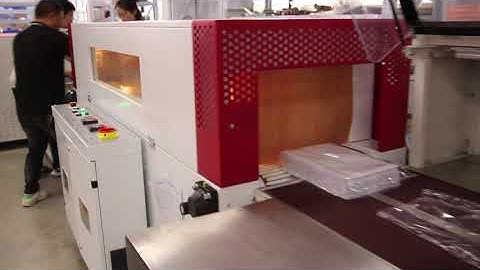 A4 paper high speed side sealer and shrink tunnel machine
