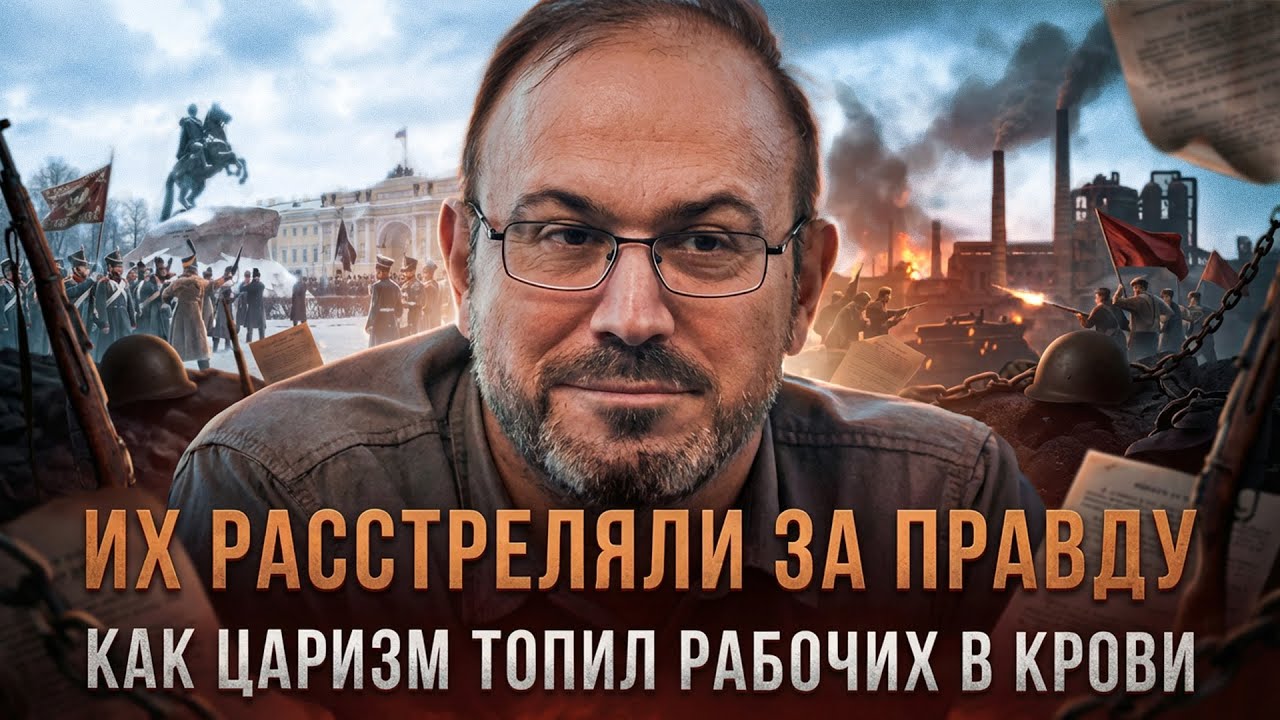 ИХ РАССТРЕЛЯЛИ ЗА ПРАВДУ: Как царизм топил рабочих в крови | Александр Колпакиди